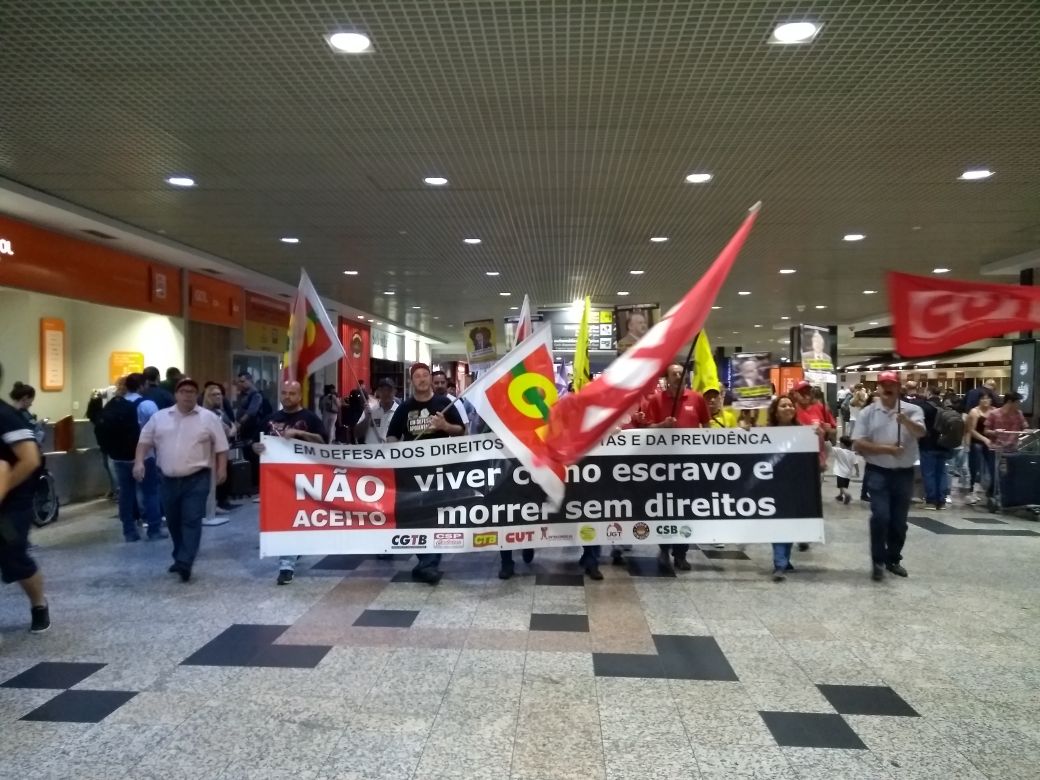 Tem luta: CTB no Dia Nacional de Luta Contra a Reforma da Previdência pelo Brasil afora